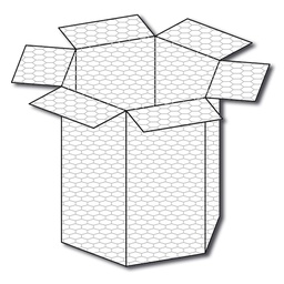 [137.725] Corbeilles de protection contre les campagnols galvanisé 50 x 50 cm