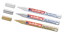 [424.260.4] Marqueur peinture «EDDING 751», doré, largeur du trait env. 1-2 mm