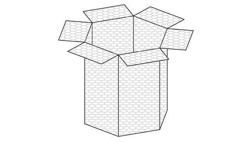 Wühlmauskorb roh 50 x 50 cm