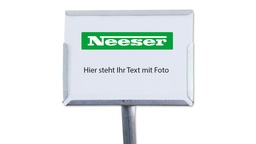 [436.510] Cadre pour plaques A5 plus format paysage, piquet 46 cm