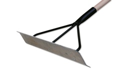 [208.173.60] Teerkrücke S-förmig gebogen, 60 cm breit, mit Stiel 170 cm