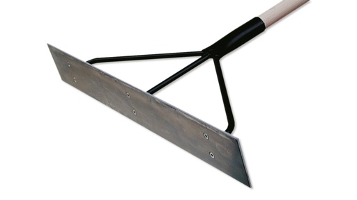 Teerkrücke flach, 60 cm breit, mit Stiel 170 cm