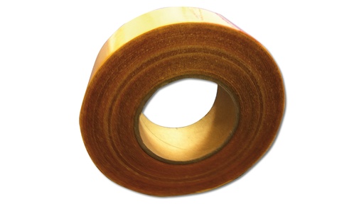 Klebband für Bändchengewebe transparent 50 m x 50 mm