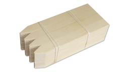 [200.185] Holzetiketten natur, 300 x 28 mm, Bund à 100 Stück