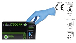 [282.330.XL] Gant à usage unique SHOWA NITRILE, taille XL/10, carton distributeur de 200 pièces