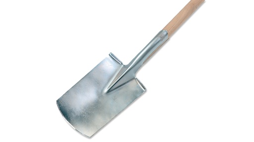 Gärtnerspaten ROBUST, Blattgrösse 28.5 x 18.5/18 cm, mit Stiel 100 cm