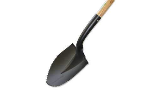 Spatenschaufel IDEAL mit Wellenschliff, Blattgrösse 30 x 22 cm