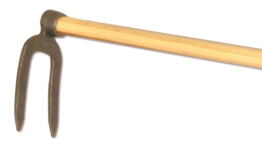 Karsthacke mit 2 Zinken, 12 cm breit