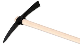 [208.060] Pickel, ovales Haus und Lappen, mit Stiel, 2 kg