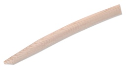 [208.001] Manche de rechange, cintré, en bois, longueur 140 cm