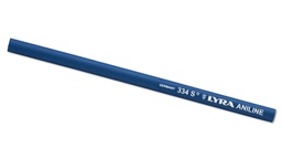 [212.020] Zimmermann-Bleistift LYRA, blau lackiert, oval, 24 cm lang