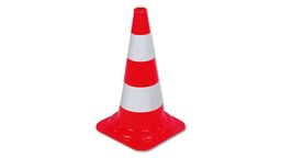 [210.310] Verkehrskegel, rot/weiss, Höhe 75 cm