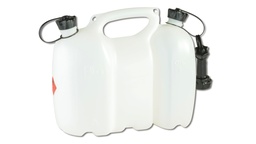 [208.995] Bidon double PRO natur/blanc, 3+6 litres, 36 x 30 x 17 cm
