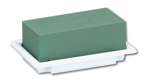 OASIS® Table Deco Mini weisse Schale, 13 x 9 x 5 cm 8 Stück