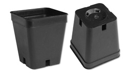 [230.195] Conteneurs rectangulaires noirs 5 x 5 x 6 cm, 2700 pièces