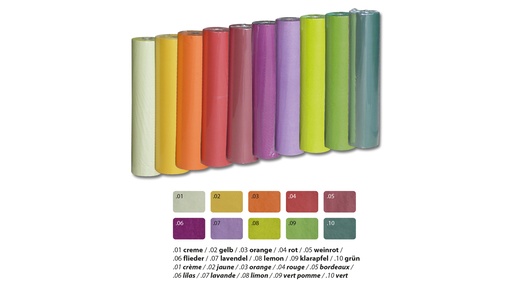 Blumenpapier 30 g/m2, lemon, 75 cm breit
