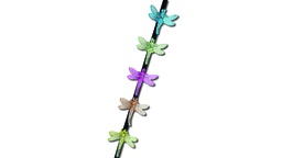 [203.535.3] Clip orchidée libellule couleur pink