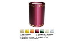 [404.469.15] Ruban pour couronnes mousseux ornement doré, 125 mm x 25 m