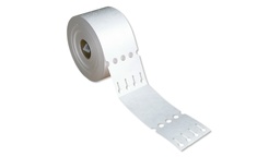 [400.100] TT-Schlaufenetiketten Tyvek weiss 6-bahnig, 200 x 17 mm