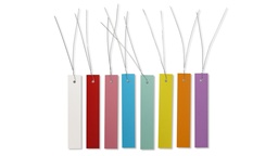 [418.021.6] Drahthängeetiketten gelb 100 x 18 mm, Beutel à 250 Stück