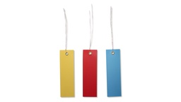 [418.511.4] Étiquettes à suspendre bleu 100 x 30 mm, sachet de 250 pièces
