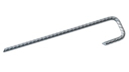 [135.255] ÖKO-Haken L gerippt blank, 50 cm, 100 Stück